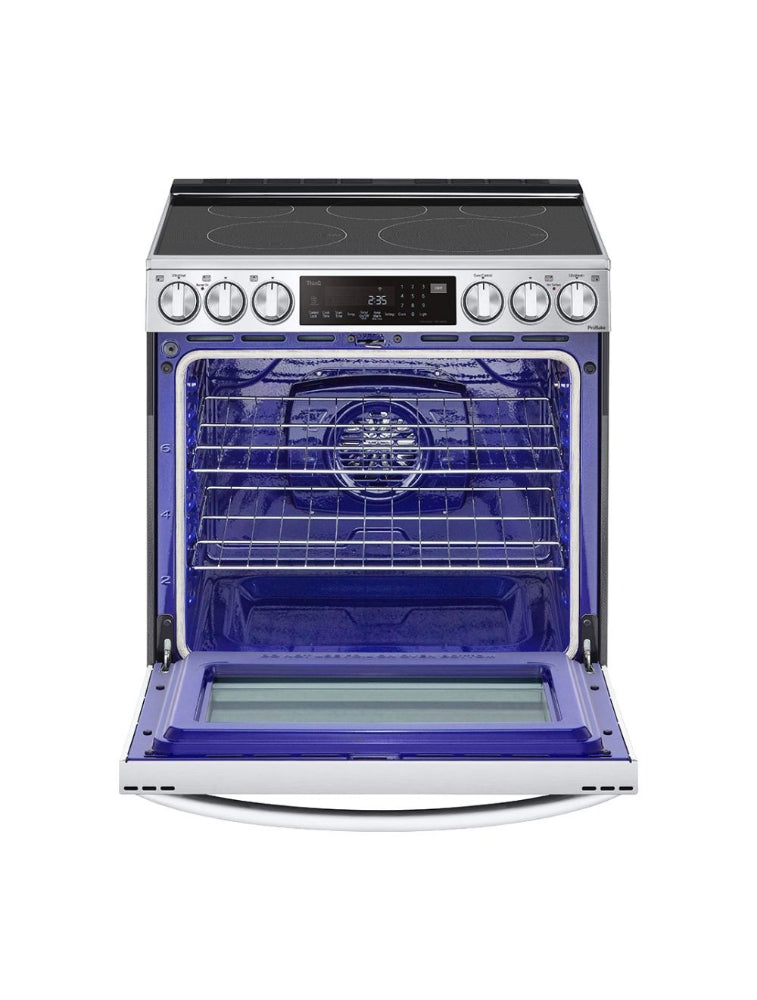 LG 6.3 cu. ft. Stainless Steel Smart Wi-Fi Enabled ProBake Convection InstaView Electric Slide-in Range with Air Sous Vide and AirFry