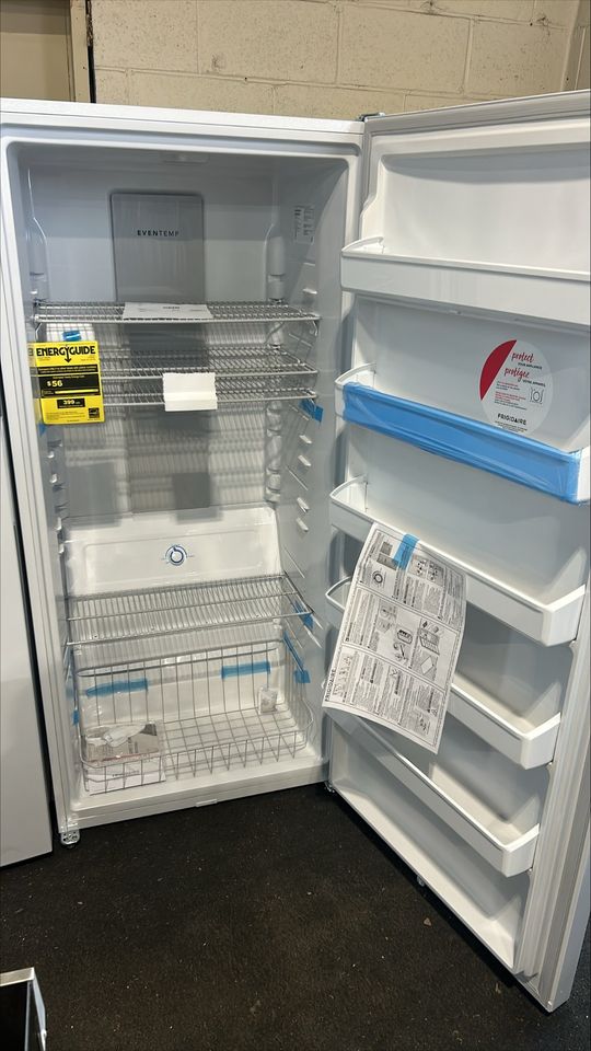 Frigidaire 20 cu ft. White Upright Freezer with Auto-Close Doors