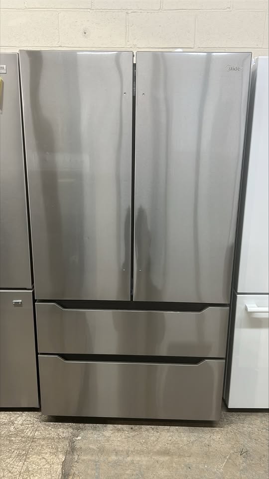 Midea 36 in. 22.5 cu. ft. Counter-Depth French Door Bottom Mount Refrigerator