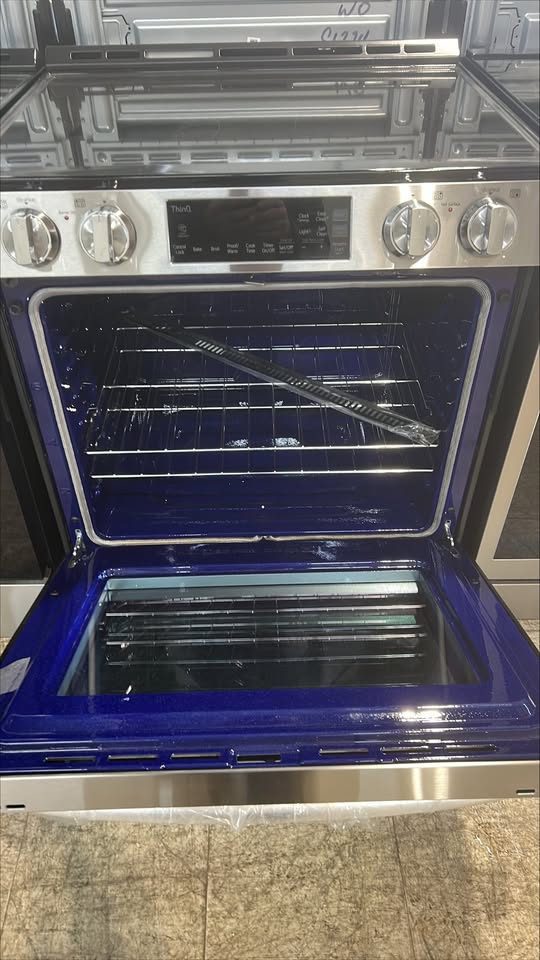 LG 30 in 6.3 cu ft. Smudge Resistant Stainless Steel Electric Slide-in Range with Smart Wi-Fi Enabled