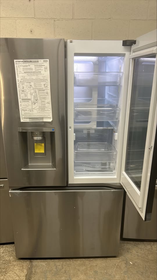 LG 36 in. 31 cu ft. Stainless Steel Standard Depth MAX French Door Refrigerator with InstaView Door-in-Door and Dual Ice Maker