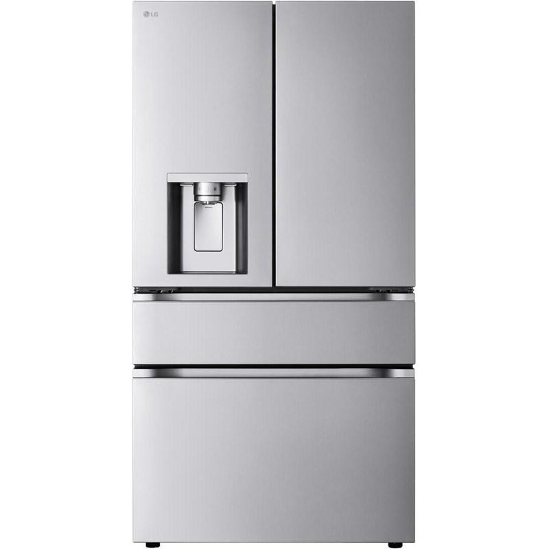 LG 36 in. 29 cu. ft. Stainless Steel Standard-Depth MAX 4-Door Refrigerator with Full-Convert Drawer and Dual Icemaker