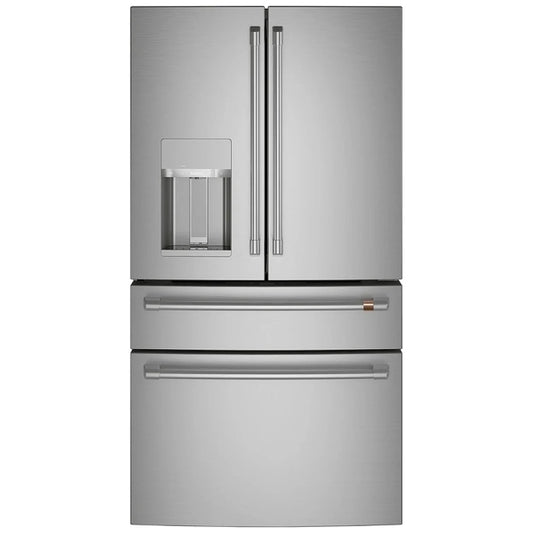 Café 36 in. 22.3 cu.ft. Counter Depth French Door Refrigerator with LED Rear Panel