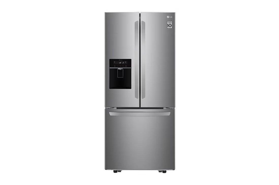 LG 30 in. 22 cu. ft. Stainless Steel French Door Refrigerator with External Water Dispenser and Interior Ice Maker