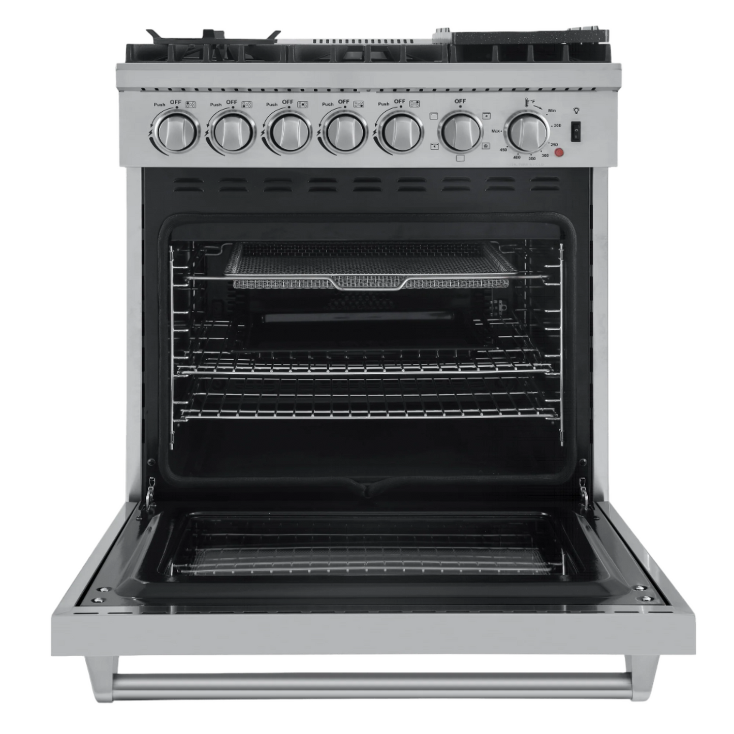 FORNO Lazio 30″ Freestanding Dual Fuel Range