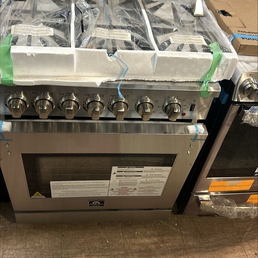 FORNO Lazio 30″ Freestanding Dual Fuel Range