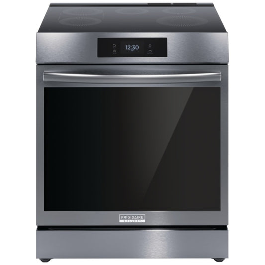 Frigidaire Gallery 30 in. 6.2 cu.ft Free Standing Induction Front Control Range with Air fryer and Total Convection