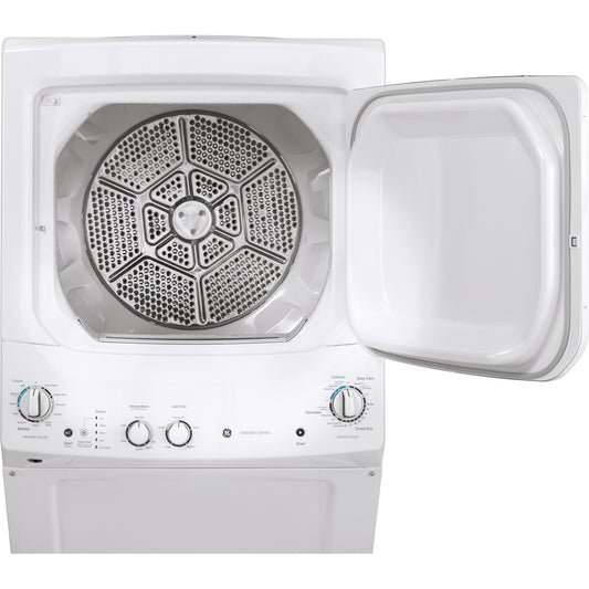 GE White 27 in. 4.4 cu. ft. Washer and 5.9 cu. ft. Dryer Laundry Centre
