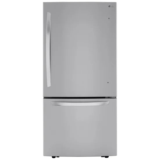 LG 33 in. 26 cu. ft. Smudge-Resistant Stainless Steel Two-Door Bottom Freezer Drawer Refrigerator with Ice Maker