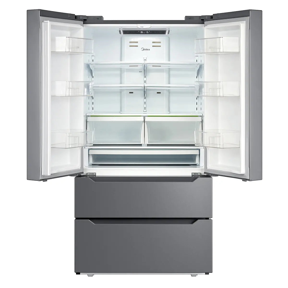 Midea 36 in. 22.5 cu. ft. Counter-Depth French Door Bottom Mount Refrigerator