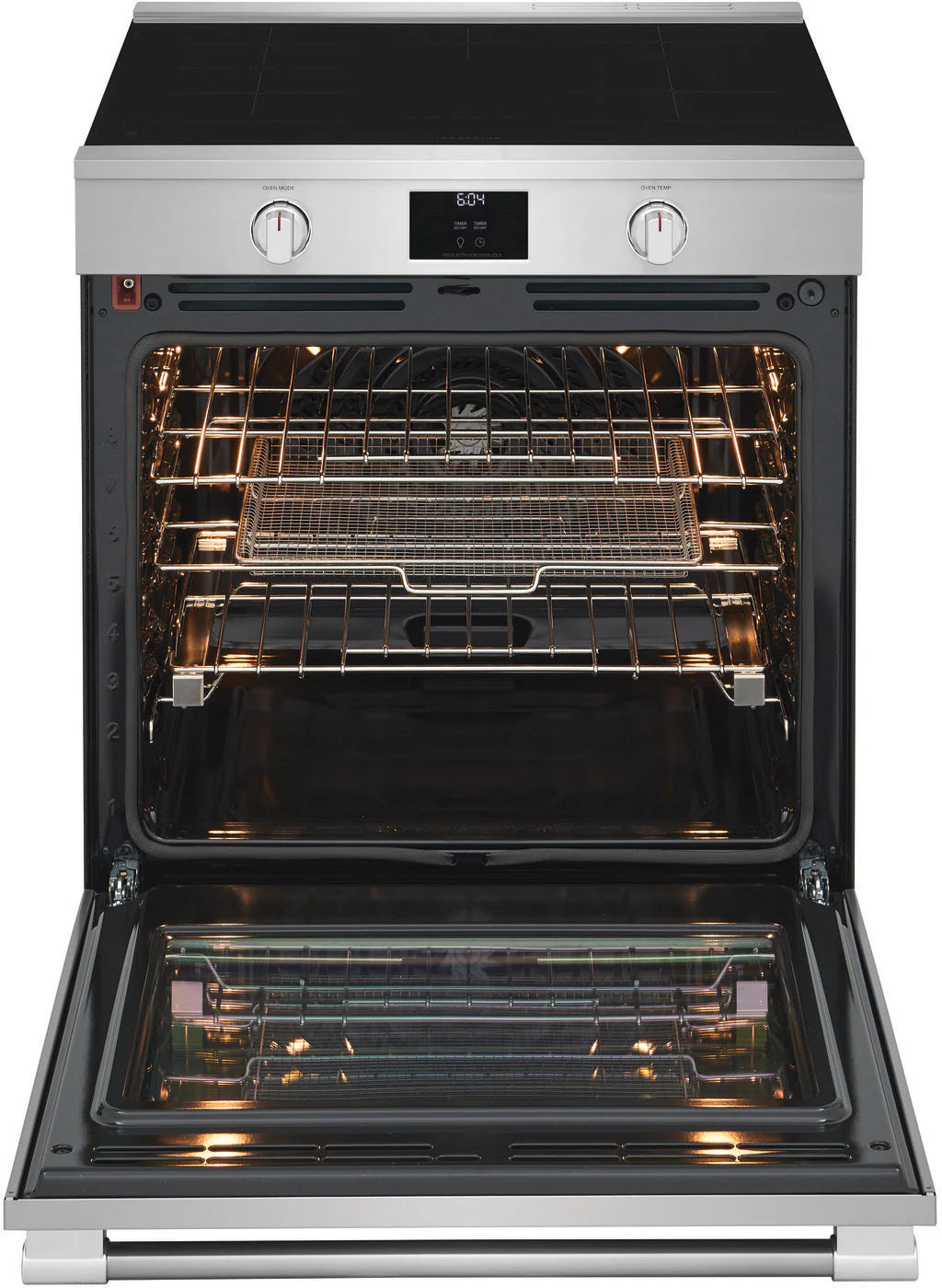 Frigidaire Professional 30 in 6.2 cu ft. Induction 5-Burner Range with Total Convection