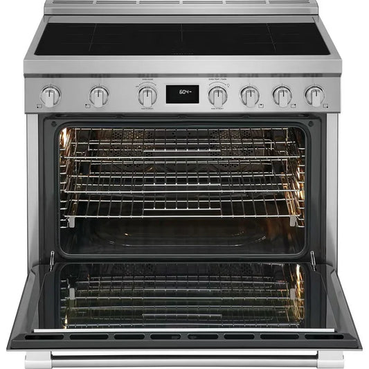 Frigidaire Professional 36 in. 4.4 cu. ft. Stainless Steel Freestanding Induction Range with Dual Fan Convection