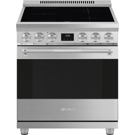 Smeg Induction Range, 4.56 cu. ft. Capacity, 30 inch Exterior Width