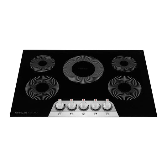 Frigidaire Gallery 30 in. Black Electric Cooktop with Keep Warm Zone