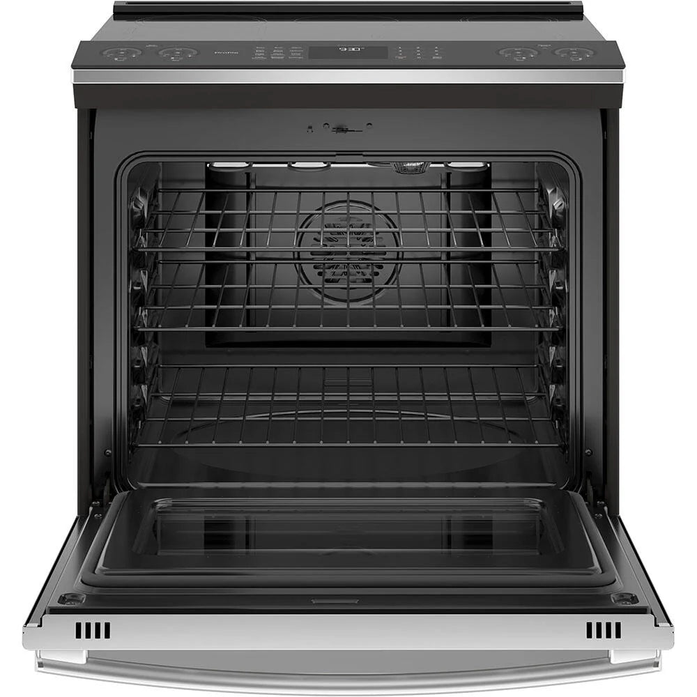 GE 30 in. Fingerprint Resistant Stainless Steel Slide-In Induction Range with WiFi