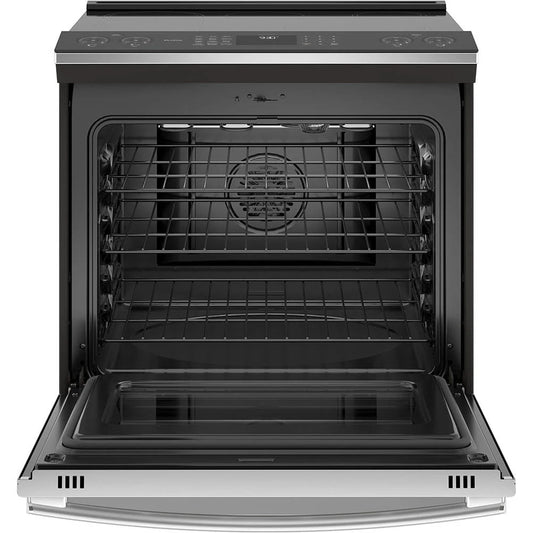 GE 30 in. Fingerprint Resistant Stainless Steel Slide-In Induction Range with WiFi