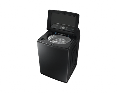 Samsung 27.5 in. 6.0 cu. ft. Black Stainless Steel Top Load Washer with SuperSpeed and EasyAccess Drum