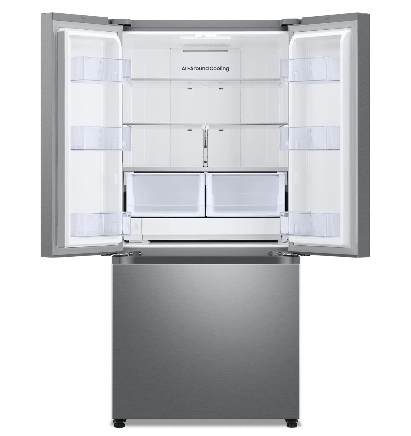 Samsung 33 in. 24.5 cu. ft. Stainless Steel 3 Door French Door Refrigerator with Dual Auto Ice Maker