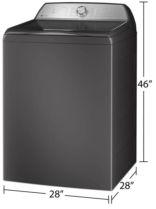 GE Profile 28 in. 5.8 cu. ft. (IEC) Top Load Washer with Microban Antimicrobial Technology