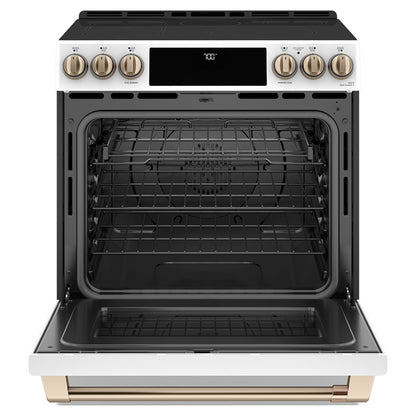 Café 30 in. 5.6 cu. ft. Slide-in True Convection Gas Range with Wi-Fi