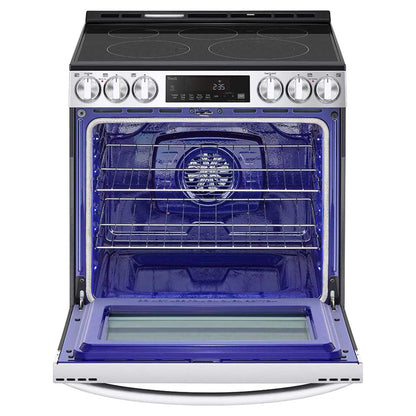 LG 6.3 cu. ft. Smudge Resistant Stainless Steel Smart Wi-Fi Enabled Fan Convection Electric Slide-in Range with Air Fry and EasyClean
