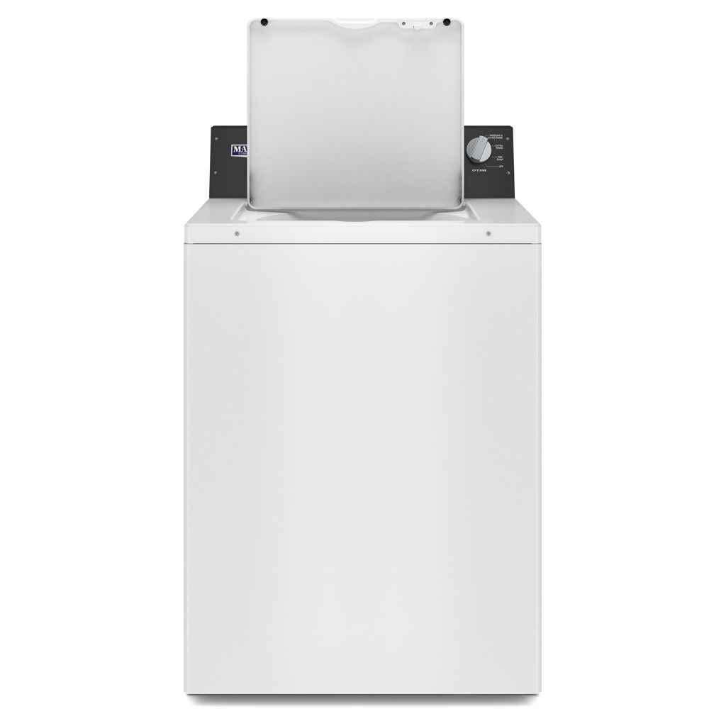 Maytag 4.0 cu ft White Top Load Commercial-Grade Washer with Dual-Action Agitator