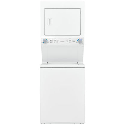 Frigidaire 27 in. White Electric 4.5 cu. ft. IEC Washer and 5.5 cu. ft. Dryer Laundry Centre