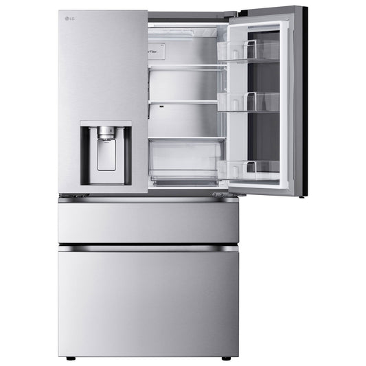 LG 36 in 29 cu ft. Stainless Steel French Door Refrigerator with InstaView Door-in-Door and MyColour