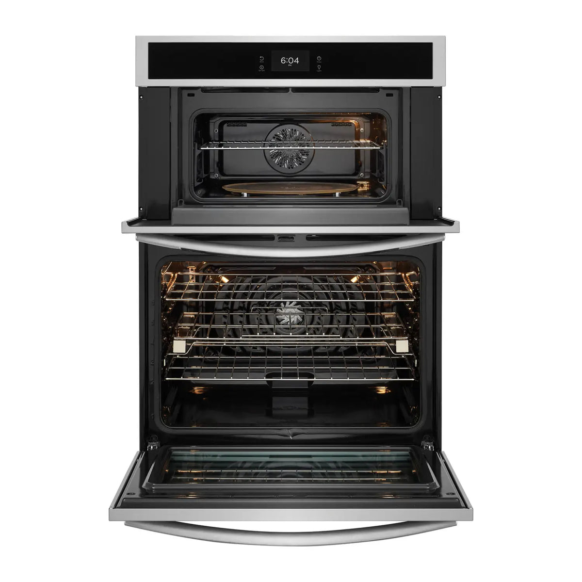 Frigidaire Gallery 30 in. Stainless Steel Electric Microwave Combination Wall Oven with Stone-Baked Pizza Mode