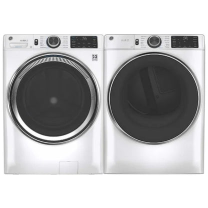 GE White Front Load Laundry Suite 5.5 cu. ft. Washer and 7.8 cu. ft. Dryer with Built-In Wi-Fi