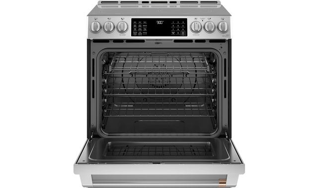 Café 30 in. 5.7 cu. ft. Stainless-steel Slide-In Induction Range with WiFi