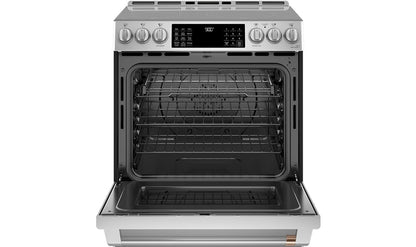 Café 30 in. 5.7 cu. ft. Stainless-steel Slide-In Induction Range with WiFi