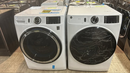 GE White Front Load Laundry Suite 5.5 cu. ft. Washer and 7.8 cu. ft. Dryer with Built-In Wi-Fi