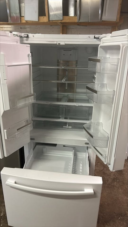 GE Profile 33" 23.8 Cu. Ft. French Door Bottom-Mount With Space Saving Icemaker