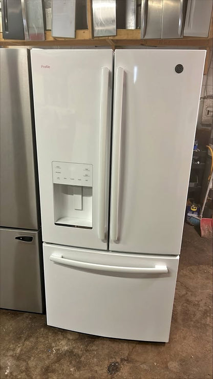 GE Profile 33" 23.8 Cu. Ft. French Door Bottom-Mount With Space Saving Icemaker