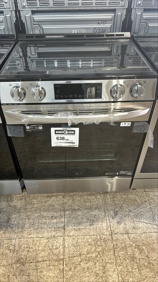 LG 30 in 6.3 cu ft. Smudge Resistant Stainless Steel Electric Slide-in Range with Smart Wi-Fi Enabled