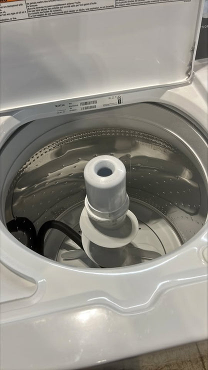 Maytag 4.0 cu ft White Top Load Commercial-Grade Washer with Dual-Action Agitator