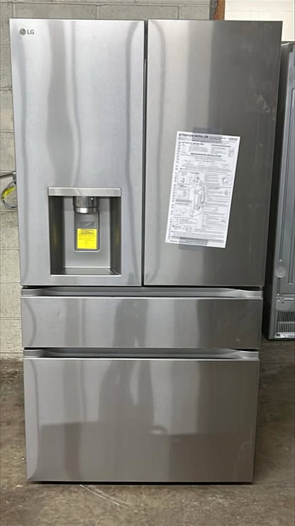LG 36 in. 29 cu. ft. Stainless Steel Standard-Depth MAX 4-Door Refrigerator with Full-Convert Drawer and Dual Icemaker