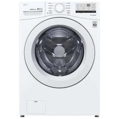 LG 5.2 cu ft. White Front Load Washer with Cold Wash Technology