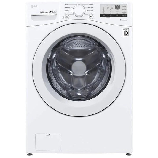 LG 5.2 cu ft. White Front Load Washer with Cold Wash Technology