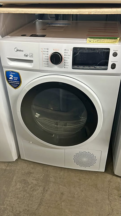 Midea 4.4 cu ft. White Ventless Heat Pump Dryer with Stacking Kit