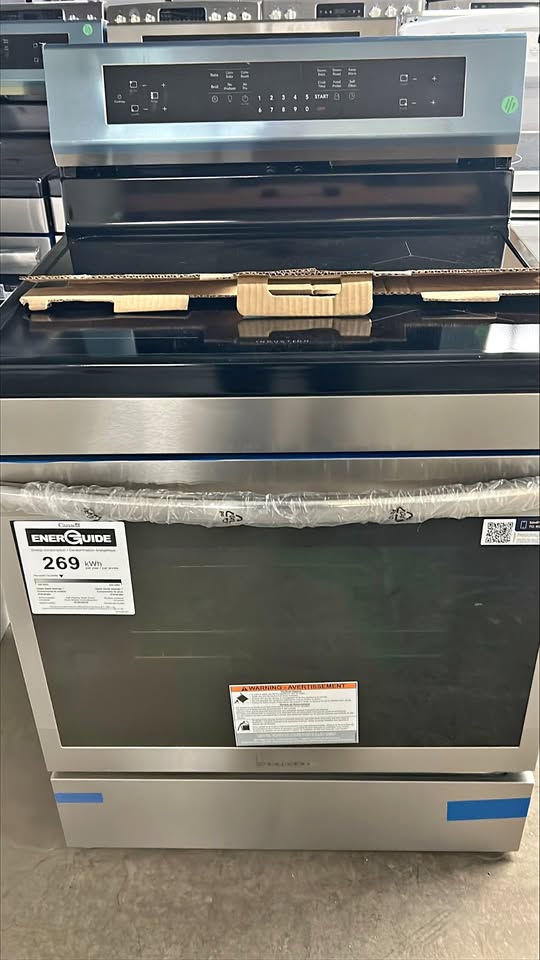Frigidaire Gallery 30 in. 5.3 cu ft. Stainless Steel Freestanding Induction Rear Control Range with Total Convection and Air Fry
