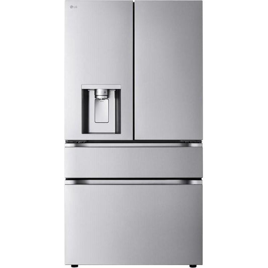 LG 36 in. 29 cu. ft. Stainless Steel Standard-Depth MAX 4-Door Refrigerator with Full-Convert Drawer and Dual Icemaker