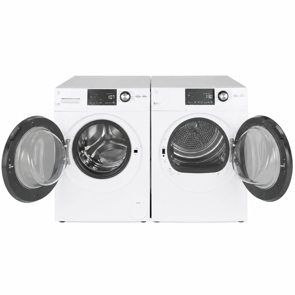 GE Laundry Bundle 2.8 cu ft. Front Load Washer and 4.1 cu ft. Electric Dryer