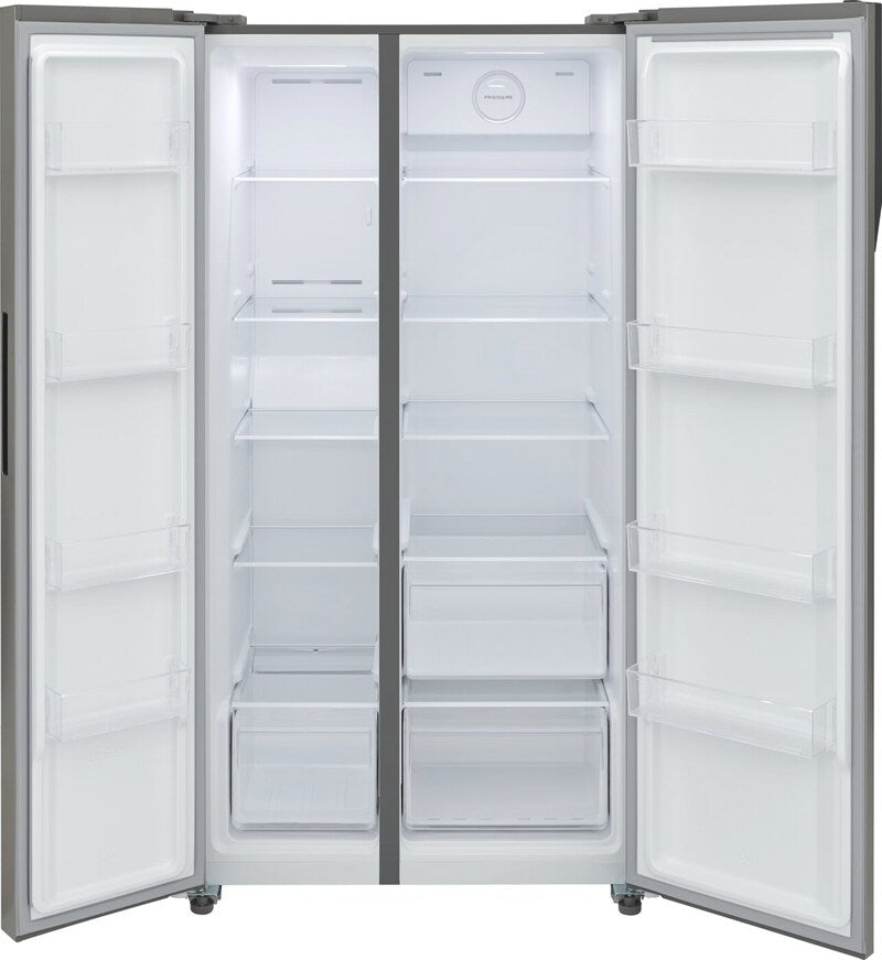 Frigidaire 36 in. 21.4 cu ft. Stainless Steel Counter-Depth Side-by-Side Refrigerator with Flexible Interior Organization System