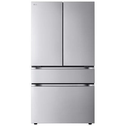 LG 36 in. 30 cu. ft. Stainless Steel Standard-Depth MAX 4-Door Refrigerator with Internal Water Dispenser and Full-Convert Drawer