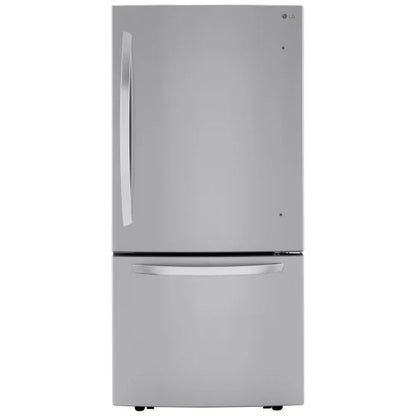 LG 33 in. 26 cu. ft. Smudge-Resistant Stainless Steel Two-Door Bottom Freezer Drawer Refrigerator with Ice Maker