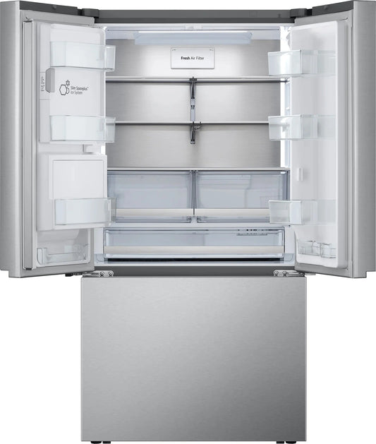 LG 36 in. 26 cu ft. Counter Depth Max French Door Refrigerator with Ice and Water Dispenser