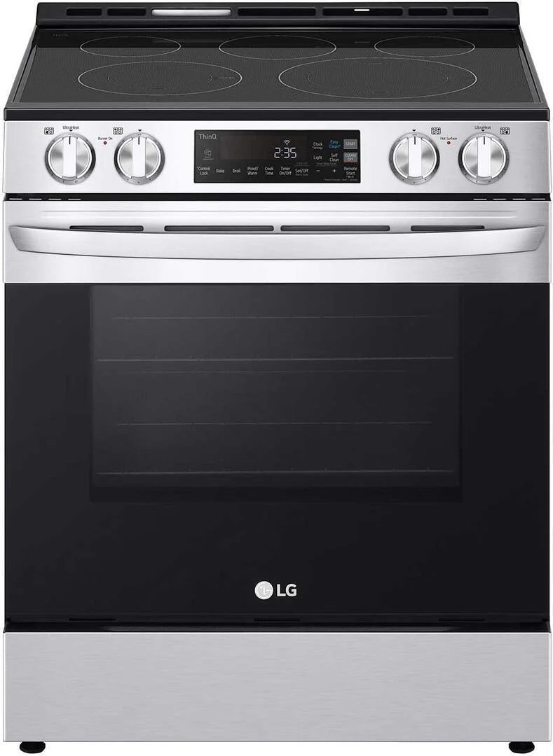 LG 30 in 6.3 cu ft. Smudge Resistant Stainless Steel Electric Slide-in Range with Smart Wi-Fi Enabled