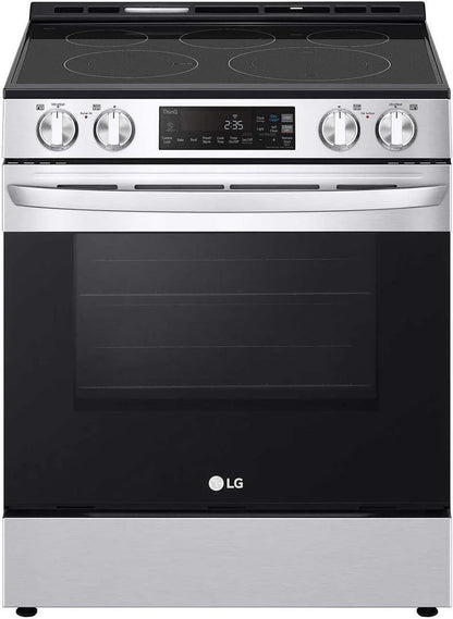 LG 30 in 6.3 cu ft. Smudge Resistant Stainless Steel Electric Slide-in Range with Smart Wi-Fi Enabled
